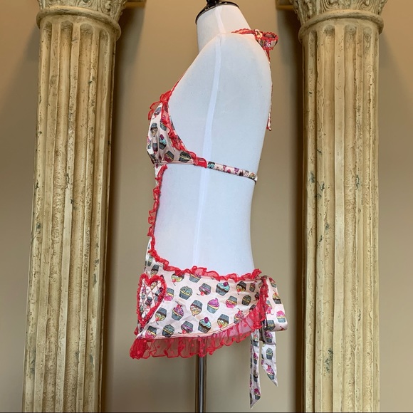 VS Vintage Sexy Little Things Cupcake Bakery Apron - Picture 7 of 14